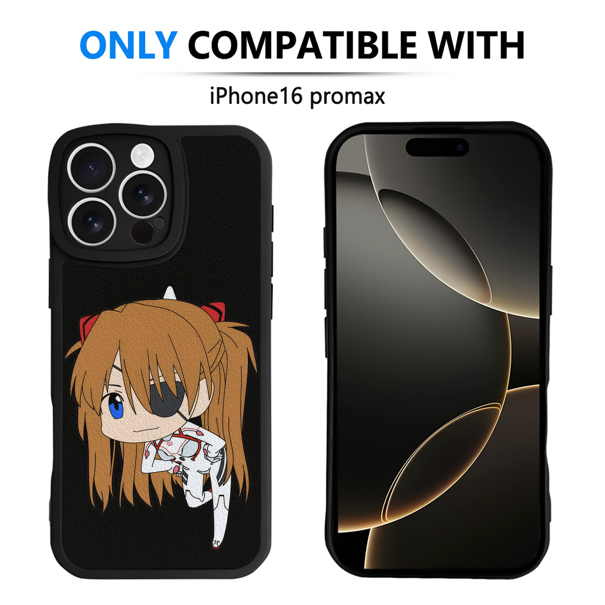 （画像用） EVA 新世紀エヴァンゲリオン 【iPhone 16シリーズ対応】シリコンスマホケース（レザー調） 材質：シリコン
